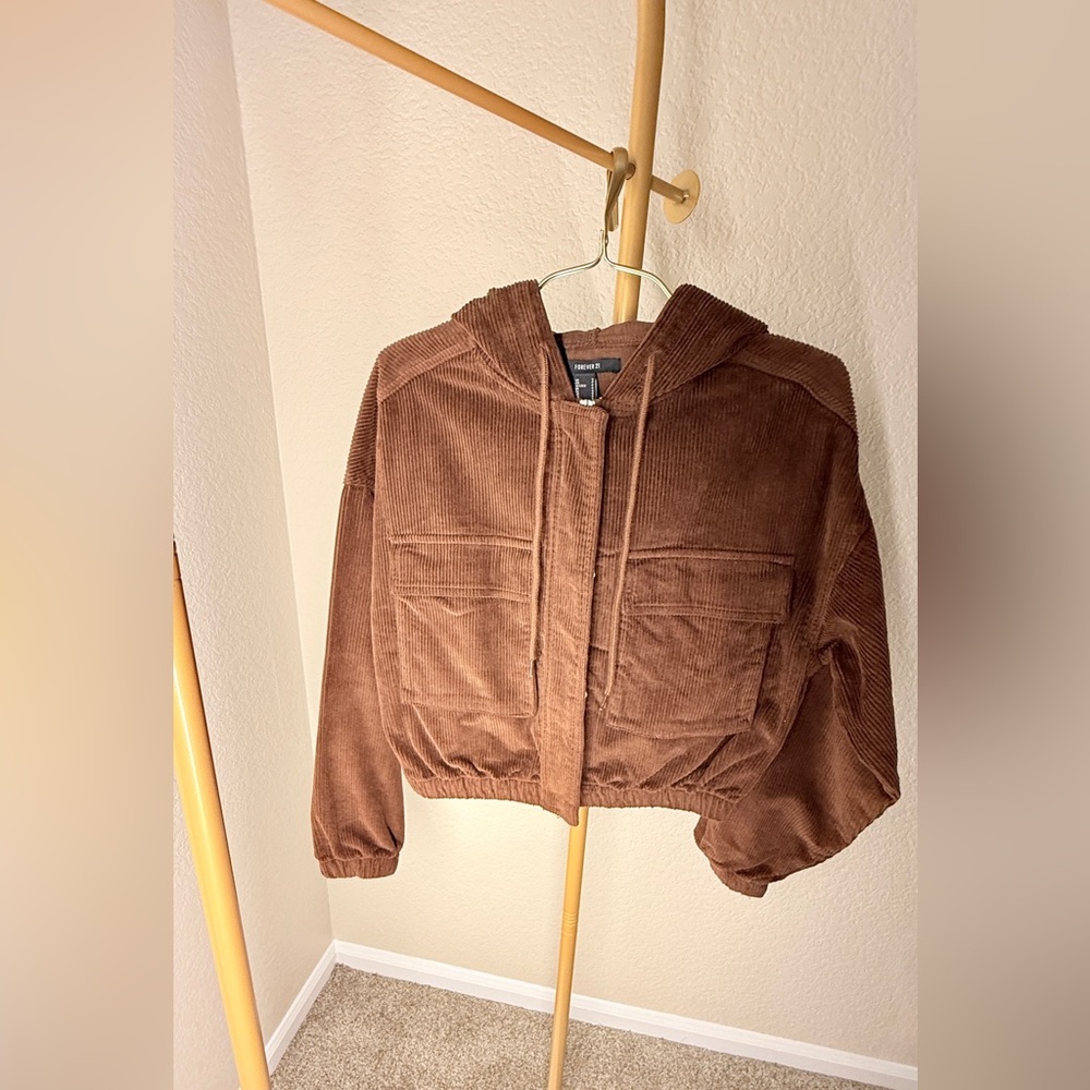Forever 21 Kids Brown Corduroy Jacket
